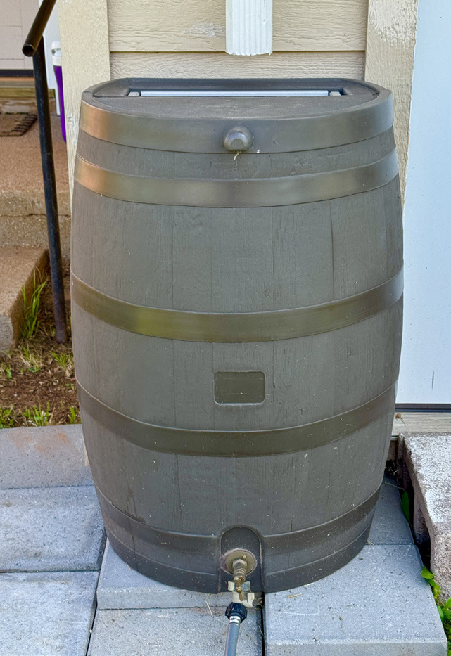 FREE WATER All you need to collect rainwater is a catchment, a hard surface such as a rooftop, with gutters that direct water flow from downspouts into holding containers like rain barrels. | THE TEXAS