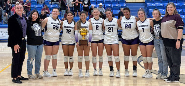 Benjamin Lady Stangs earned their Area gold ball after defeating Bronte, 3-1, Tuesday, Nov. 4 in Trent. | COURTESY PHOTO
