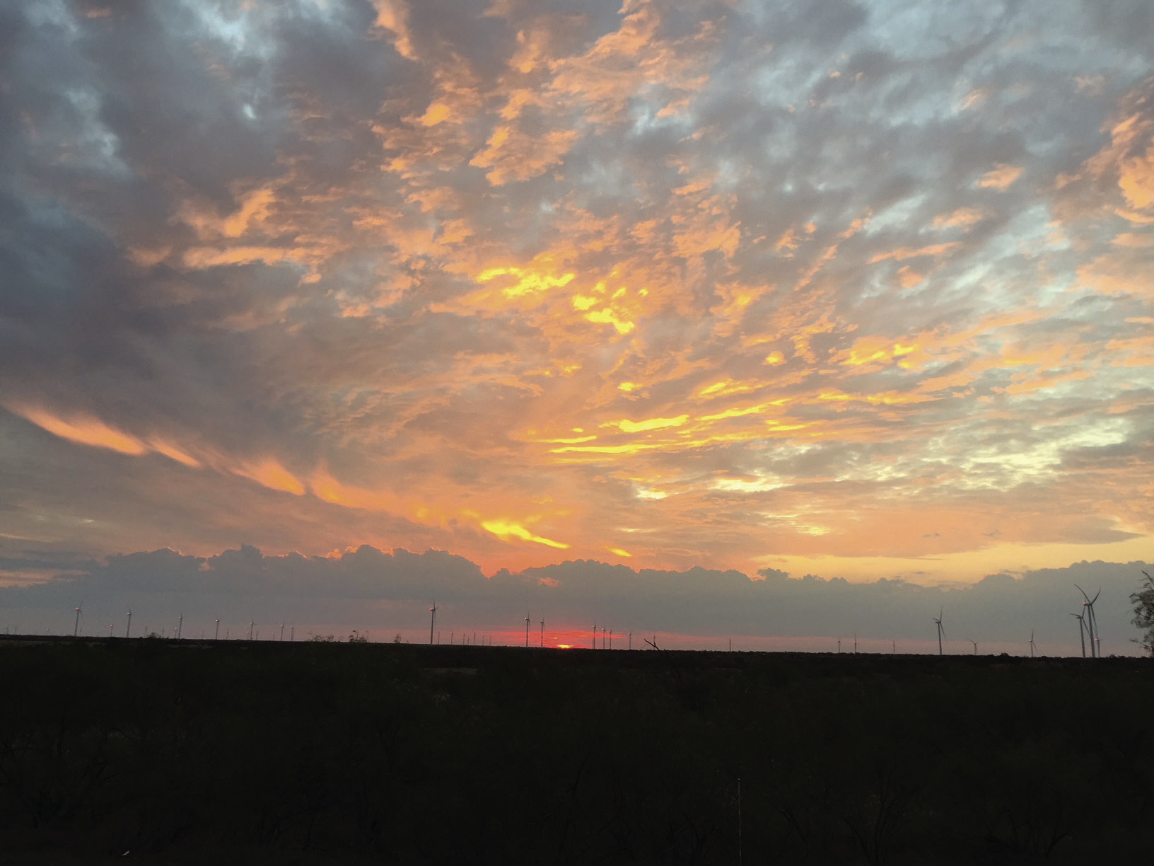 “Sunrise near Truscott, Sept. 15” Don Thompson/The Knox County News-Courier