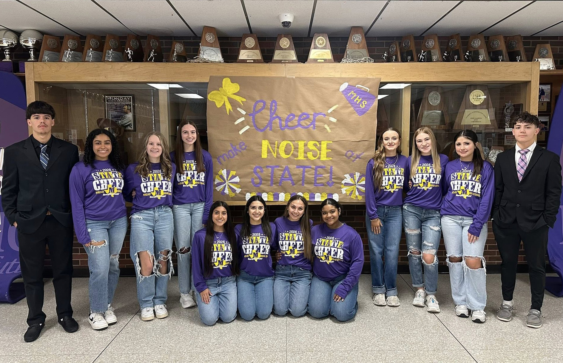 STATE CHEER COMPETITION The Munday Cheerleaders headed to Fort Worth on Wednesday to perform on Thursday, Jan. 15 at the State Cheer competition. | FREE SPIRIT PHOTOGRAPHY