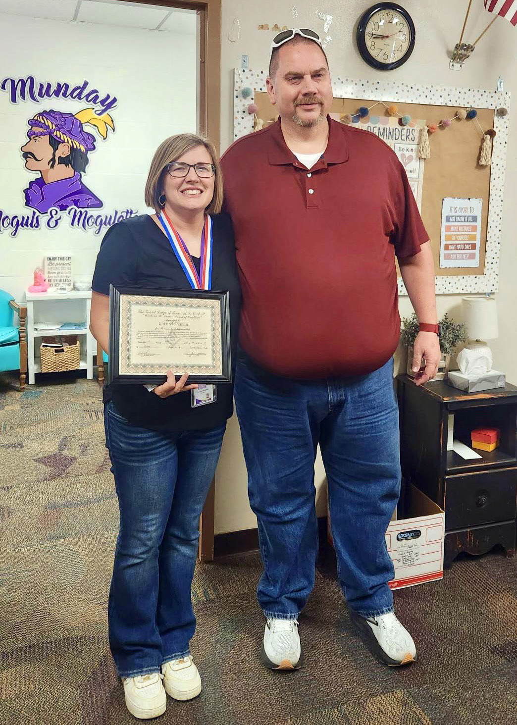 EDUCATOR HONORED