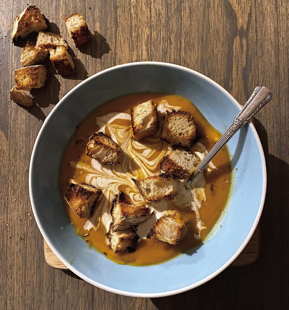 SWEETPOTATOSOUP is not only delicious and comforting but also packed with nutrients. Its creamy texture and natural sweetness create a delightful flavor profile that warms you from the inside out, making it perfect for any season. Plus, it’s incredibly versatile— easily customized with spices, herbs, or toppings like croutons or yogurt, ensuring every bowl is a unique treat. Enjoying sweet potatosoupisasimpleandsatisfyingwaytonourishyourbodyand indulgeinasoothing,wholesomemeal. | ANGELINALARUEPHOTO