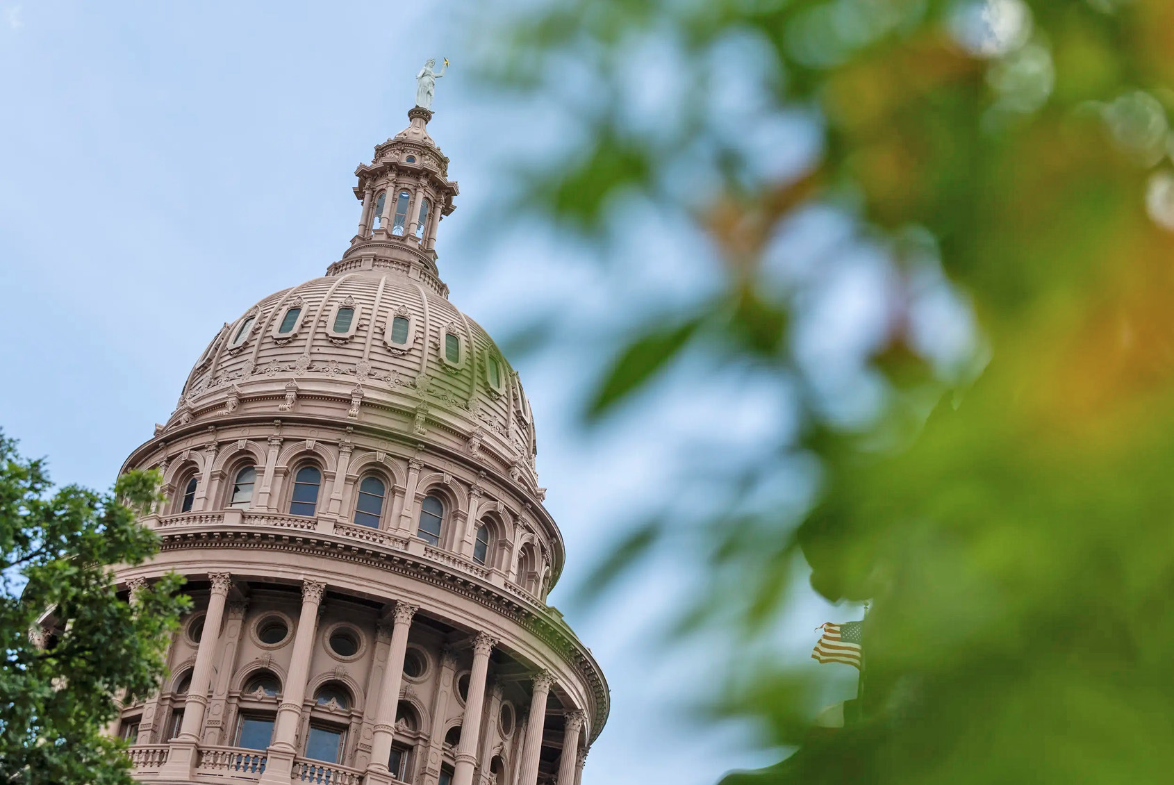 The Texas Capitol in Austin on June 30, 2025. Credit: Ronaldo Bolaños/The Texas Tribune