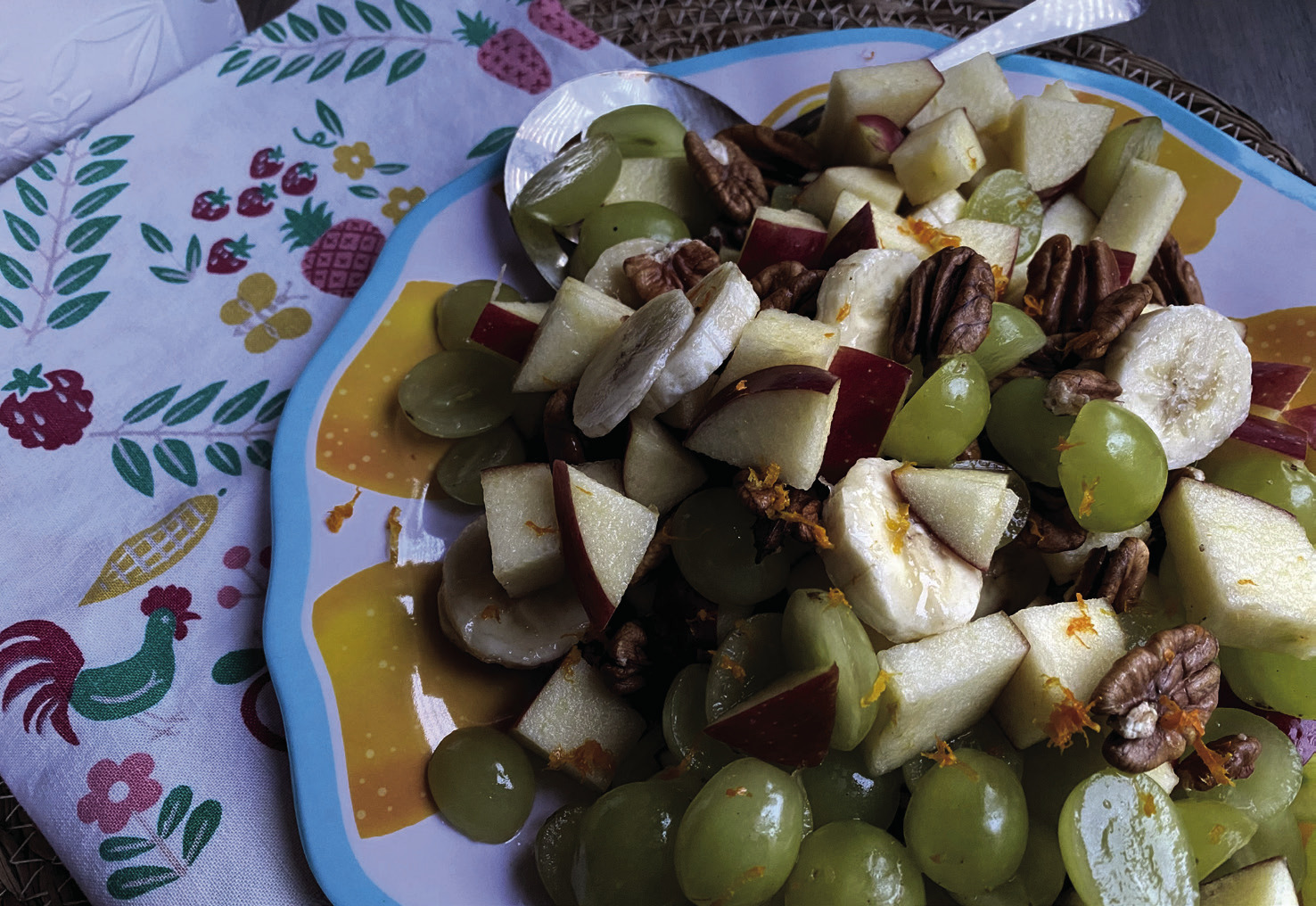 Sweet summer fruit salad