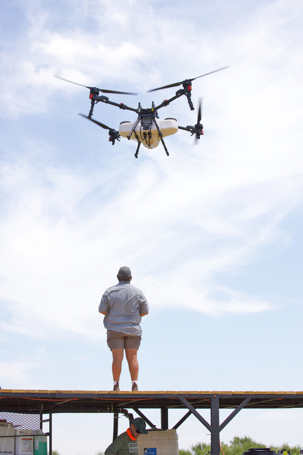 DRONES are emerging as a powerful tool in combating the spread of mesquite trees that threaten cropland. MORE PHOTOS, PAGE 4 | STORY AND PHOTOS, SHERI BATY