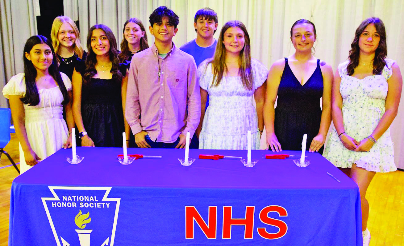 NINE INDUCTED INTO KCHS NHS