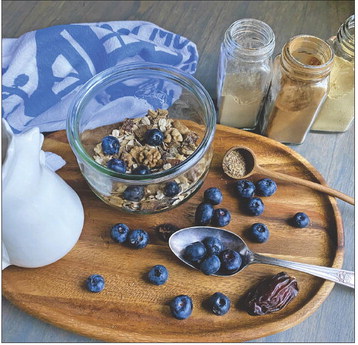 Healthy no-sugar breakfast option
