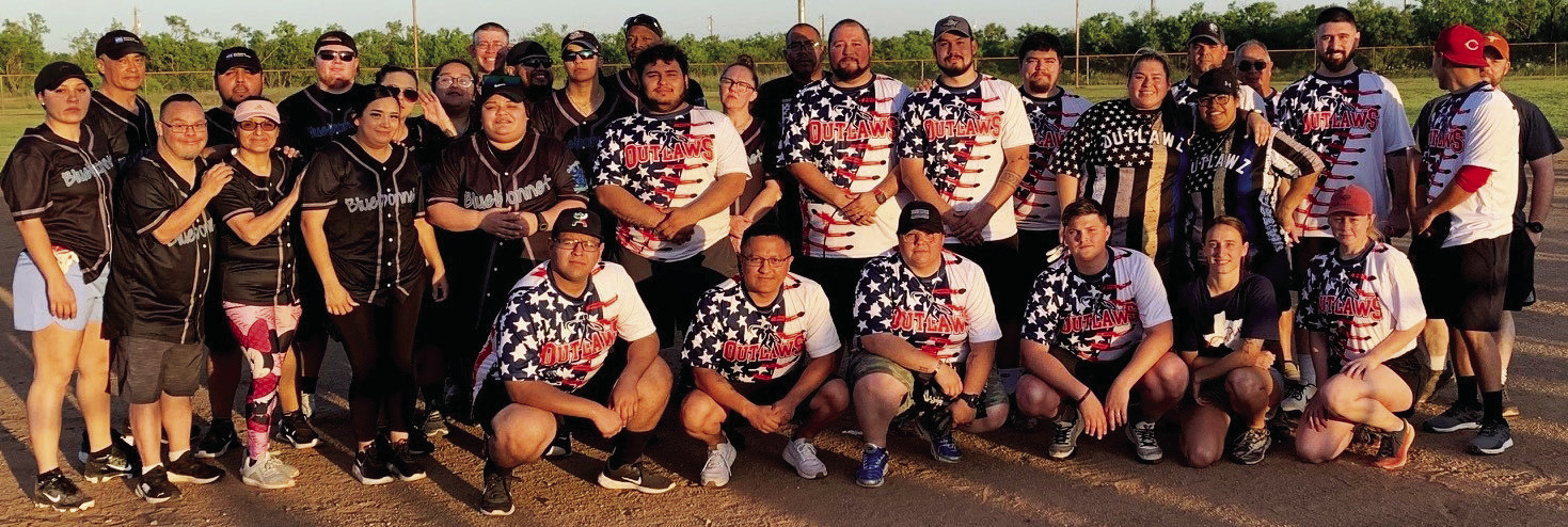 GAME 1 Bluebonnet vs. Jones County Sheriff’s Office. | PHOTO COURTESY OF BDC.