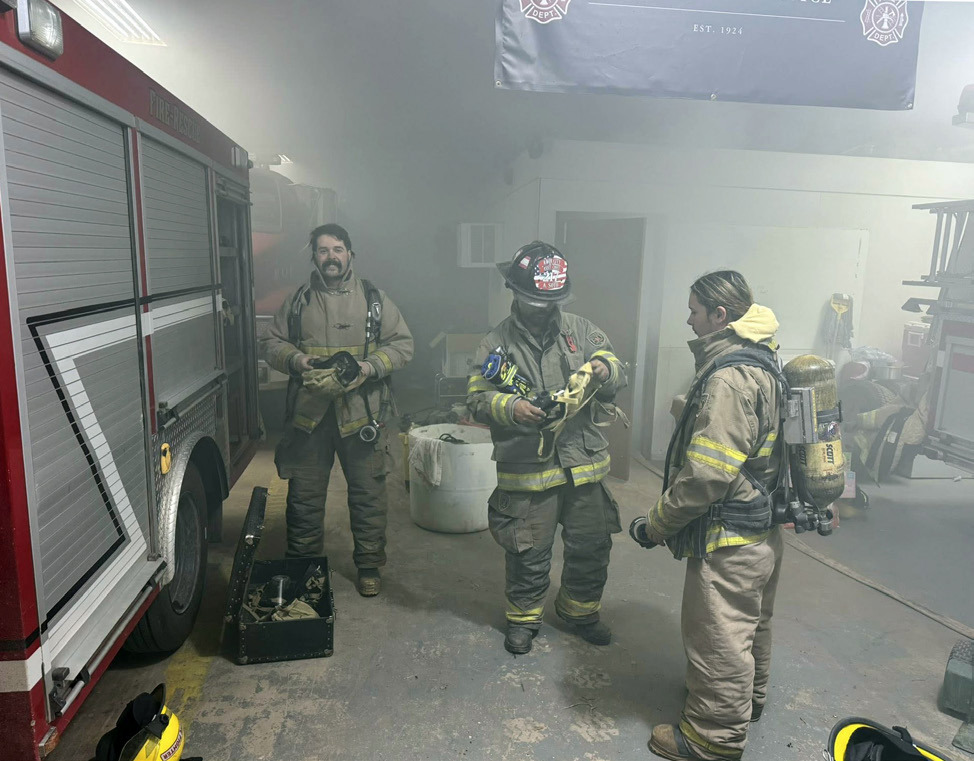 Earlier this week the Knox City Volunteer Fire Department conducted search and rescue training. | COURTESY PHOTOS