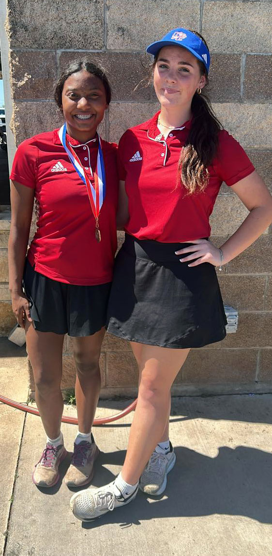Congratulations go to Knox City’s golfers who qualified for regionals last week, Savannah Friddle and Naveah Martinez (who was 3rd overall in the district golf match). | COURTESY PHOTO