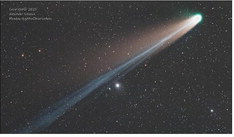 SEE THE STARS OPPORTUNITY Astronomer Alexander Vukasin (who allowed his copyrighted image to be used for this news coverage) captured this breathtaking image of Comet Lemmon at his observatory in Munday and will be set up with his Celestron EdgeHD 11” telescope at the Big Country Arts Celebration at the Jim Bob Art Park on Nov. 8 for visitors to enjoy their own viewing of the stars. | ALEXANDER VUKASIN IMAGE