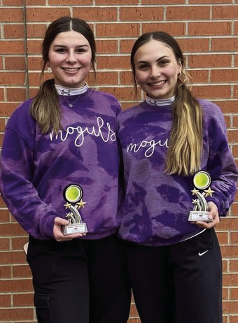TENNIS IS UNDER WAY Tennis competition started on Monday. Congratulations to Mackinzi Castille and Kinslee Carver for placing 2nd in girls doubles tennis at Burkburnett. | COURTESY PHOTO