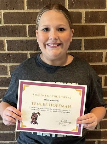 TENLEE HOFFMAN, 6th grade