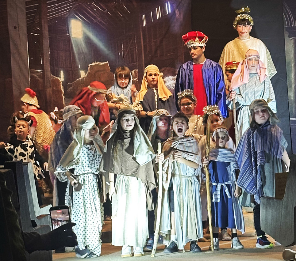 FOURSQUARE CHURCH CHRISTMAS PAGEANT The cast of the Christmas Unpacked pageant. Many members of the audience remarked that this was the best Christmas pageant they had ever seen. | LINDA ROYALL PHOTO