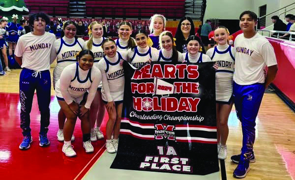 HEARTS FOR THE HOLIDAY Congratulations Mogulettes Varsity Cheer Team and their coach, Mrs. Evans, for winning the 1A Division of the Hearts for the Holiday Cheerleading Championship this past weekend. | COURTESY PHOTO