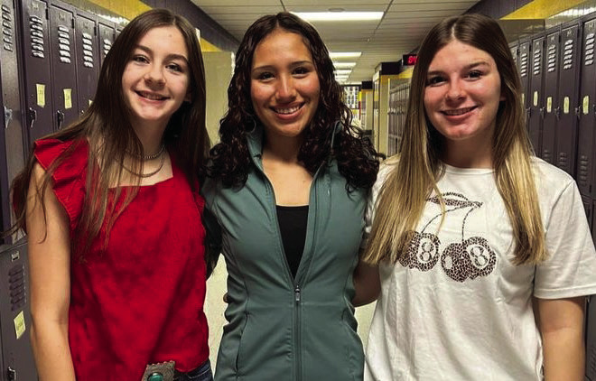 AVCA BEST AND BRIGHTEST HONORED Congratulations to these three Munday Mogulettes. These girls were selected for the AVCA Best and Brightest Award, an academic award that honors high achieving student-athletes for their work in the classroom. Mackinzi Castille was honored with being on the First Team. Desiree Carrasco and Kamryn Rocha were honored with being on the Third Team. They are part of an award that includes players from all across the United States. | COURTESY PHOTO