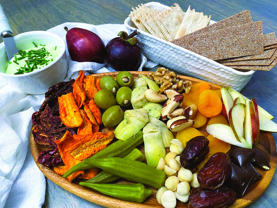 CHARCUTERIE BOARD is not just an appetizer; it’s a delightful experience that combines art and flavor, allowing you to explore a variety of textures and tastes all at once. With this stunning visual and the satisfying flavors, this charcuterie board is sure to impress your guests while also making for a fun and shareable culinary adventure! | ANGELINA LARUE PHOTO