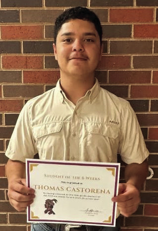 THOMAS CASTORENA, 12th grade