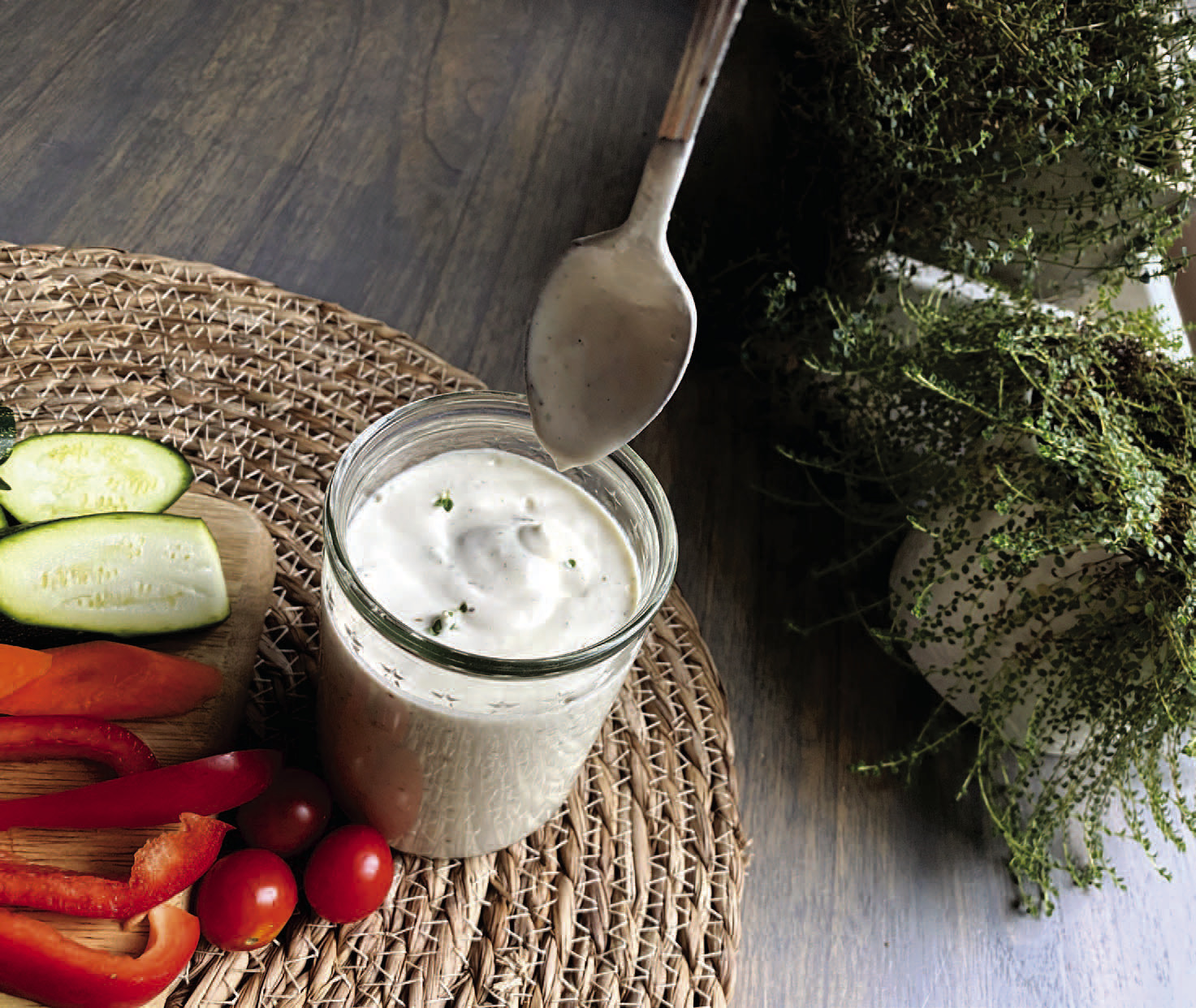 The cream of the crop, a plant based ranch