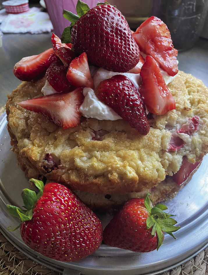 Strawberry shortcake stack