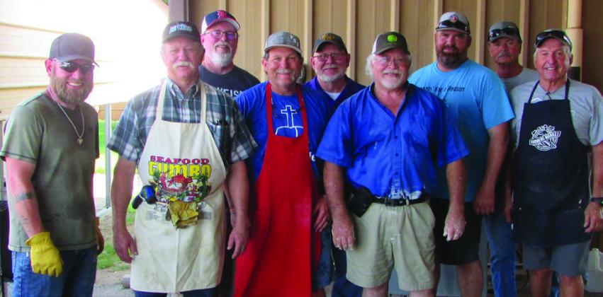 Members of the First Baptist Church did the cooking. Don Thompson/The Knox County News-Courier