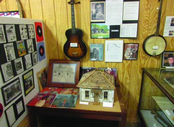 Ernest Tubbs display at the museum. Don Thompson/The Knox County News-Courier