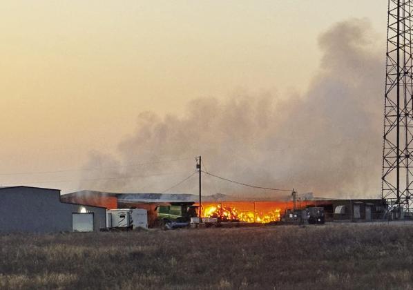 KC BARN FIRE A TOTAL LOSS