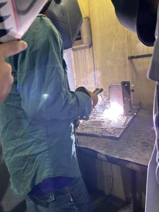 SEPTEMBER 5 FIRST AG STUDENT OF THE WEEK Kyson Shahan has been a major necessity in FFA activities. He was the first to get into the booths and volunteer to finish welding smokers from last year in his Intro to Welding class. In his Greenhouse Operations class, Kyson dug out all the weeds in the greenhouse. | COURTESY PHOTOS