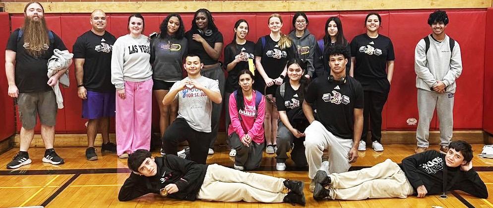 MUNDAYBRINGSTHEPOWER The Munday Mogul and Mogulette powerlifting teams traveled to Abilene High School on Saturday, Jan. 10, to compete in the Abilene High Powerlifting Meet where the teams impressed throughout the competition. | COURTESY PHOTO