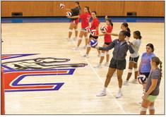 SPOTLIGHT ON KNOX CITY VOLLEYBALL CAMP AT TSU SHERI BATY PHOTOS