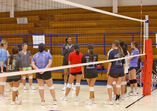 SPOTLIGHT ON KNOX CITY VOLLEYBALL CAMP AT TSU SHERI BATY PHOTOS