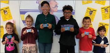 PreKindergarten- Antonio Davila Kindergarten- Keilee Crownover 1st grade- Riley Burbank 2nd grade- Adriana Perez 3rd grade- Parks Sanchez 4th grade- Marcos Carmona 5th grade-Javeon Wren