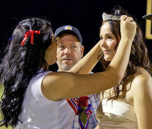 FOOTBALL SWEETHEART was Savannah Friddle. | SHERI BATY PHOTO