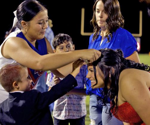 FOOTBALL SWEETHEART was Aubrey Lerma. | SHERI BATY PHOTO