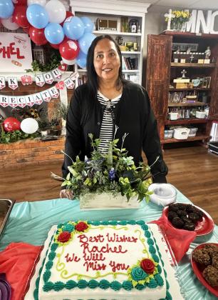 RETIREMENT RECOGNITION The Munday Nursing Center’s director of nurses, Rachel Gray, has retired after 30-yearplus career as CNA, LVN, RN and DON. | COURTESY PHOTO