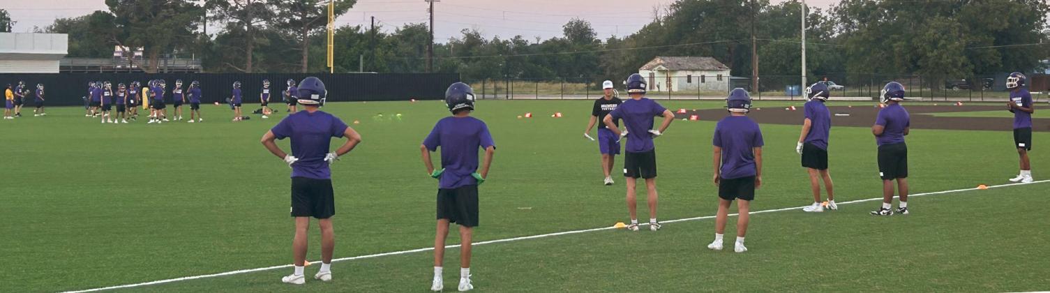 SPOTLIGHT ON BENJAMIN MUSTANGS FALL SPORTS DRILLS