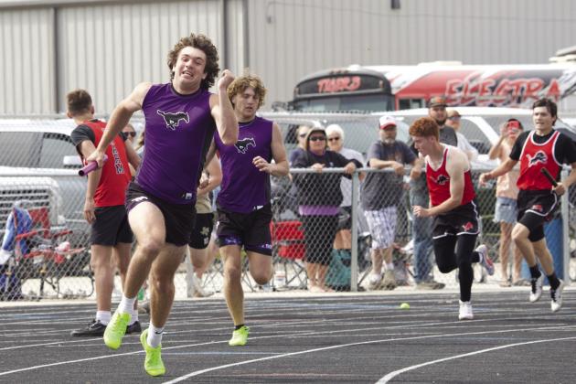 SPOTLIGHT ON AREA MEET AT BENJAMIN