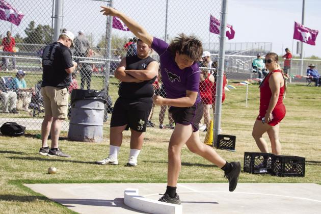 SPOTLIGHT ON AREA MEET AT BENJAMIN