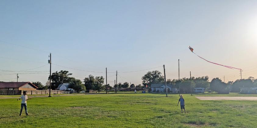NEW CUB SCOUTS PACK 76 earned their first patch at the first meeting where they made and tested paper airplane designs and flew kites. | COURTESY PHOTO BY MEGAN SILA
