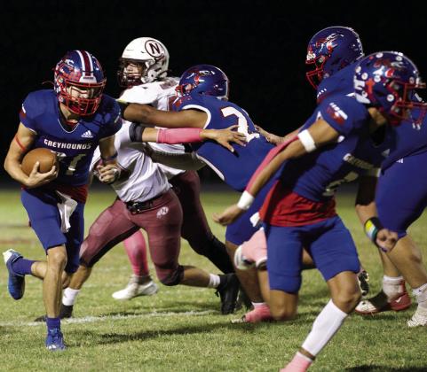 KC WINS Jerry Grayson breaks the tackle and runs for the TD | SHERI BATY PHOTO