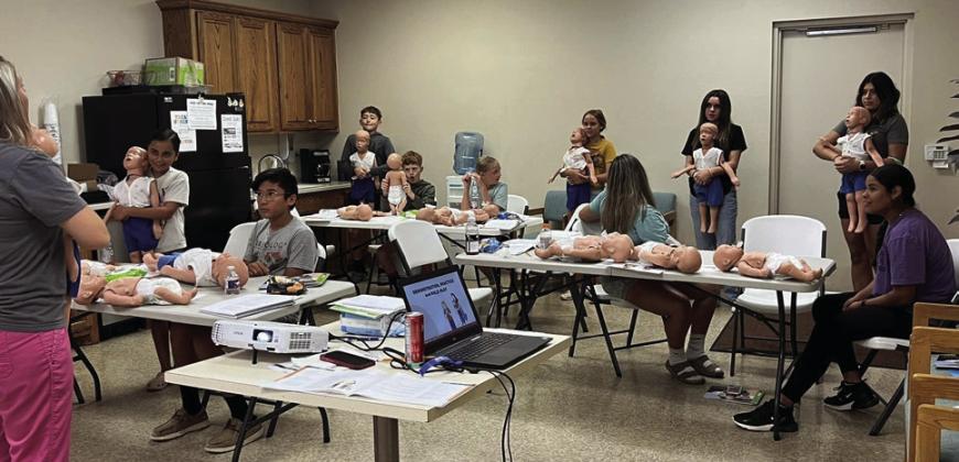 THE KNOX COUNTY HOSPITAL DISTRICT hosted their first Safe Sitter Class on June 26, 2024. The kids did fantastic and learned a lot about safety and babysitting. The hospital plans to host another Safe Sitter Class this month. | COURTESY PHOTO