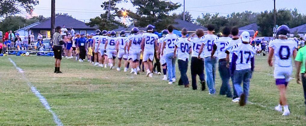 #8 Benjamin Mustangs take victory 46-7