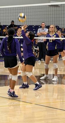 SETTINGUP The Lady Stangs set up the shot. | COURTESY PHOTO