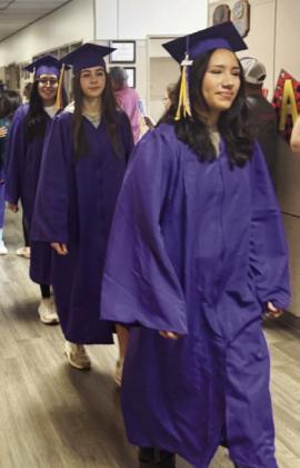 MUNDAY GRADUATES WALK THE ELEMENTARY HALLWAYS In keeping with tradition. Munday High School class of 2025 graduates walked the Munday Elementary School hallways for the last time. For many of them, this is where their journey began. Munday seniors will graduate 7 p.m. Friday, May 16; Knox City seniors will graduate 7 p.m. Saturday, May 17; and Benjamin seniors will complete the circle at 7 p.m. Friday, May 23. | COURTESY PHOTOS