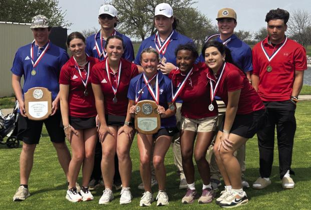 KNOX CITY GOLF ADVANCESTO REGIONAL The Knox City Greyhounds and Houndettes golf teams competed in the District Tournament and will move on to the Regional competition April 14-17. | KATE BROWN PHOTO
