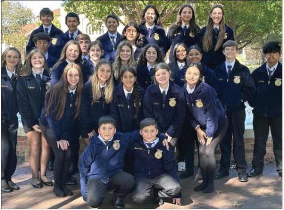 MUNDAY FFA HONORS Congratulations go to Munday FFA members on the results of the district competition. | COURTESY PHOTO