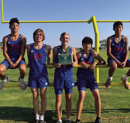 Greyhound Cross Country Runners at Guthrie's Rattlesnake Run.