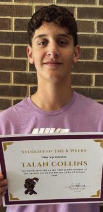 TALAN COLLINS 12TH GRADE