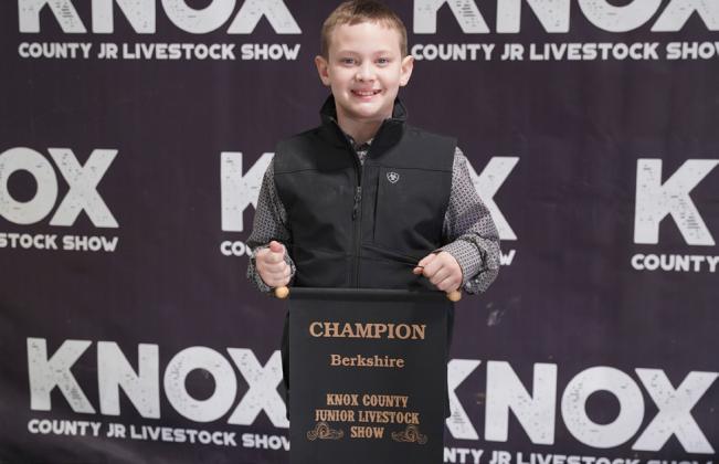 SWINE, JAKE PROPPS, GRAND CHAMPION, BERKSHIRE