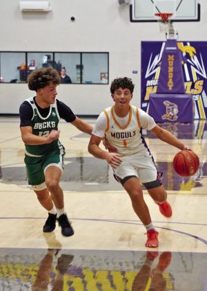 MOGULS WIN The #6 ranked in the state, Munday Moguls basketball team defeated Breckenridge earlier this week 42-40. | LACI BOWMAN PHOTOS